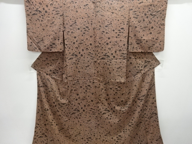 大正ロマン　紋錦紗抽象模様着物